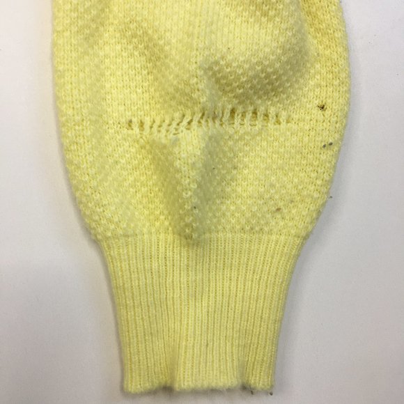 Vintage LACOSTE IZOD Yellow Soft Orlon Acrylic Textured Knit Pullover Sweater - Picture 11 of 12